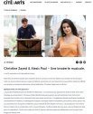 Cité des Arts : Christine Zayed & Alexis Paul – Une broderie musicale